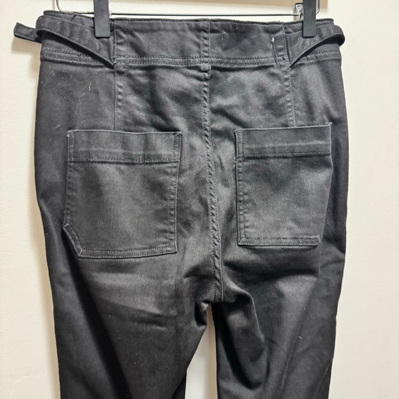 Anthropologie Pilcro & The Letterpress Black High Rise Flare Leg Pants - Picture 7 of 14